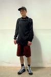 BORIS BIDJAN SABERI Plant-dyed drawstring shorts P21 F1506F-W